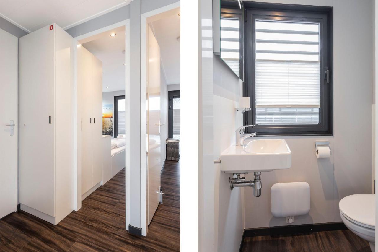 Welcome In - Houseboat 'Elysium' Met Eigen Aanlegsteiger Sneek - Offingawier Екстериор снимка